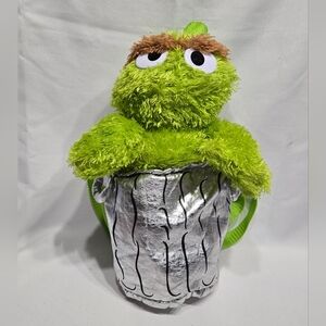 Sesame Street Oscar the Grouch Mini Backpack Good Condition missing bag liner
